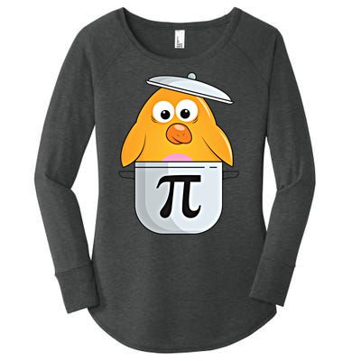 Chicken Pot Pie Pi Lovers Chick Match Holiday Gift Great Gift Women's Perfect Tri Tunic Long Sleeve Shirt