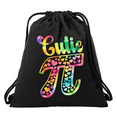 Cutie Pie Pi Day 3 14 Pi Number Symbol Math Science Tie Dye Gift Drawstring Bag