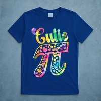 Cutie Pie Pi Day 3 14 Pi Number Symbol Math Science Tie Dye Gift T-Shirt