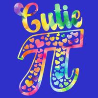 Cutie Pie Pi Day 3 14 Pi Number Symbol Math Science Tie Dye Gift T-Shirt