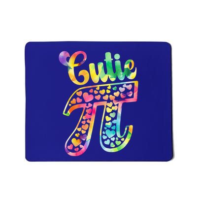 Cutie Pie Pi Day 3 14 Pi Number Symbol Math Science Tie Dye Gift Mousepad