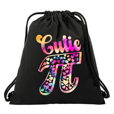 Cutie Pie Pi Day 3 14 Pi Number Symbol Math Science Tie Dye Gift Drawstring Bag