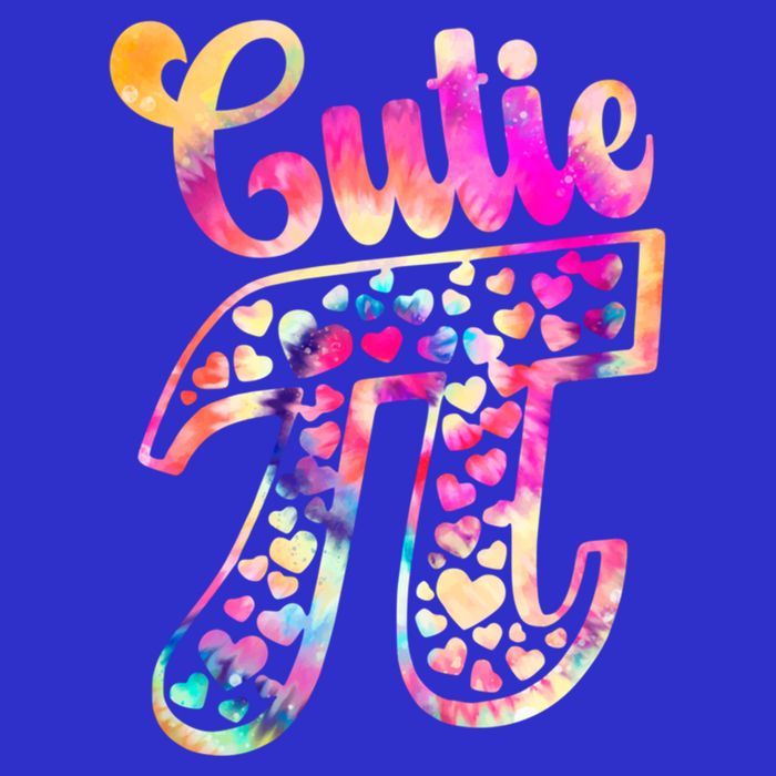 Cutie Pie Pi Day 3 14 Pi Number Symbol Math Science Tie Dye Gift Mousepad