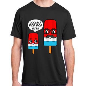 Coolest Pop Pop Ever Grandfather Popsicle Ice Cream Adult ChromaSoft Performance T-Shirt