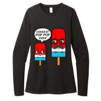 Coolest Pop Pop Ever Grandfather Popsicle Ice Cream Womens CVC Long Sleeve Shirt