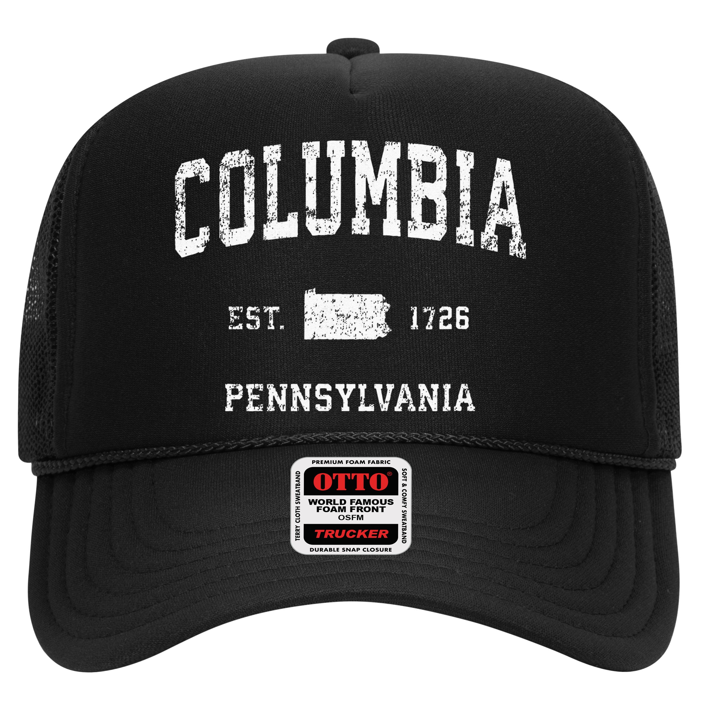 Columbia Pennsylvania PA Vintage Athletic Sports Design Hat