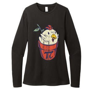 Chicken Pot PI Day Math Funny Teacher Womens CVC Long Sleeve Shirt