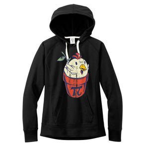 Chicken Pot PI Day Math Funny Teacher Women's Fleece Hoodie