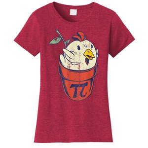 Chicken Pot PI Day Math Funny Teacher Women's T-Shirt