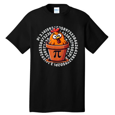 Chicken Pot Pi Day Math Teacher Tall T-Shirt