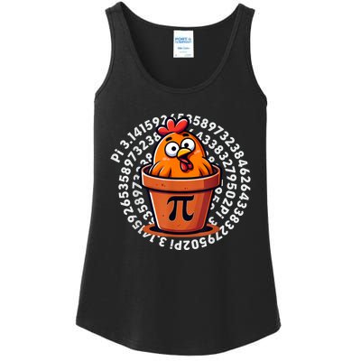 Chicken Pot Pi Day Math Teacher Ladies Essential Tank