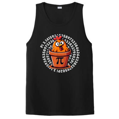 Chicken Pot Pi Day Math Teacher PosiCharge Competitor Tank