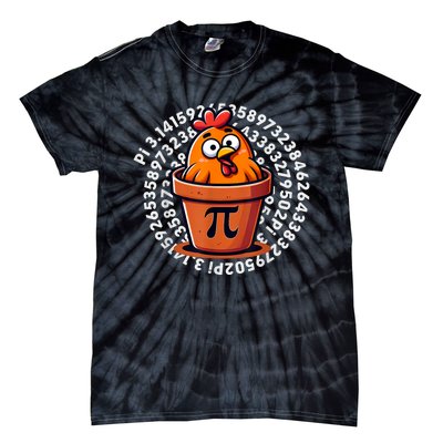 Chicken Pot Pi Day Math Teacher Tie-Dye T-Shirt