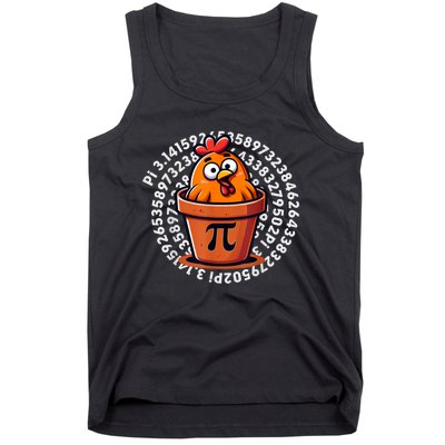 Chicken Pot Pi Day Math Teacher Tank Top