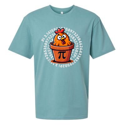 Chicken Pot Pi Day Math Teacher Sueded Cloud Jersey T-Shirt