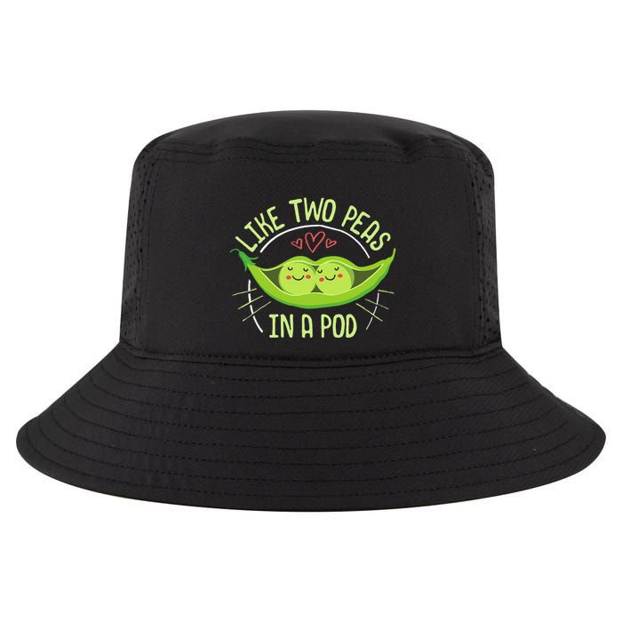 Cute Pea Pod Like Two Peas In A Pod Idiom Cool Comfort Performance Bucket Hat