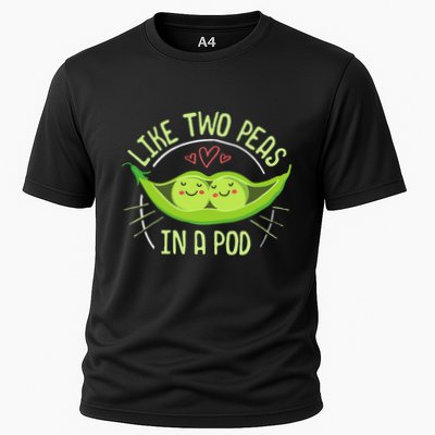 Cute Pea Pod Like Two Peas In A Pod Idiom Performance Shirt
