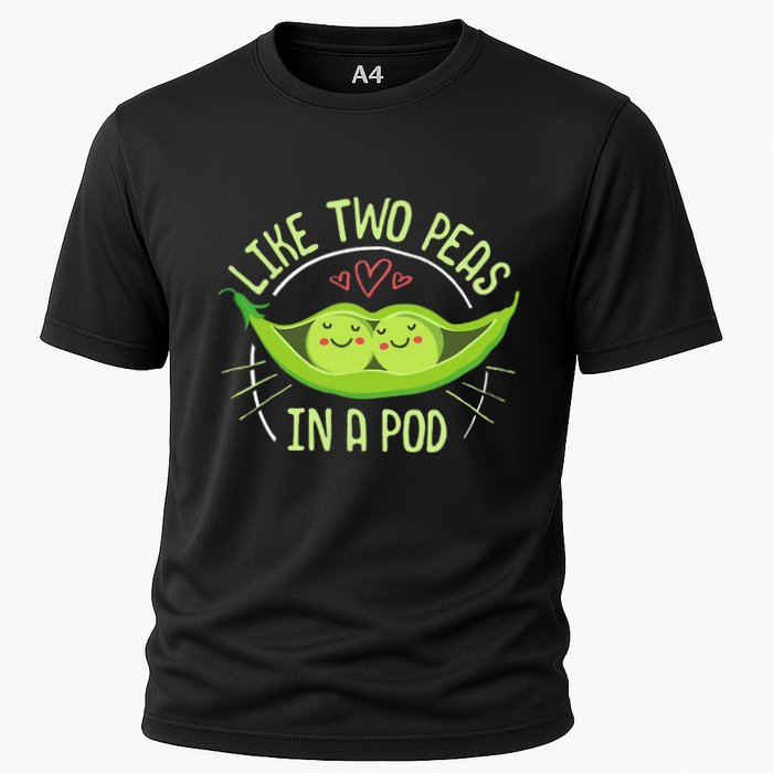 Cute Pea Pod Like Two Peas In A Pod Idiom Performance Shirt