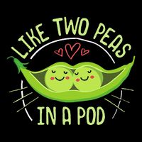 Cute Pea Pod Like Two Peas In A Pod Idiom Performance Shirt