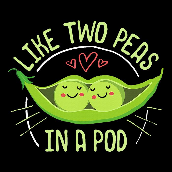 Cute Pea Pod Like Two Peas In A Pod Idiom Performance Shirt