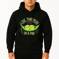Cute Pea Pod Like Two Peas In A Pod Idiom Hoodie