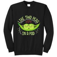 Cute Pea Pod Like Two Peas In A Pod Idiom Sweatshirt
