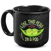 Cute Pea Pod Like Two Peas In A Pod Idiom 15oz Campfire Ceramic Mug