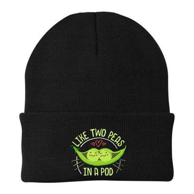 Cute Pea Pod Like Two Peas In A Pod Idiom Beanie