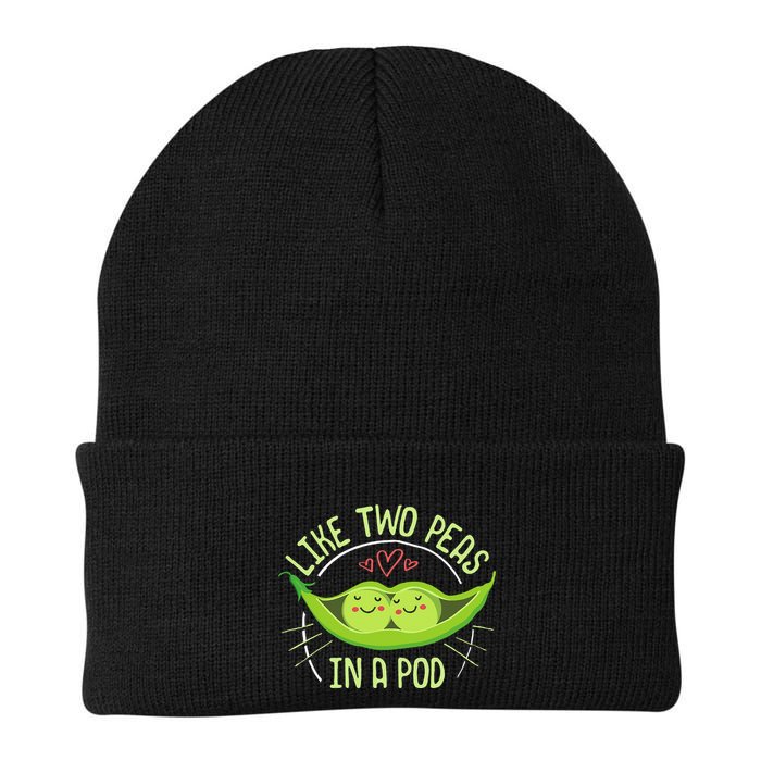 Cute Pea Pod Like Two Peas In A Pod Idiom Beanie