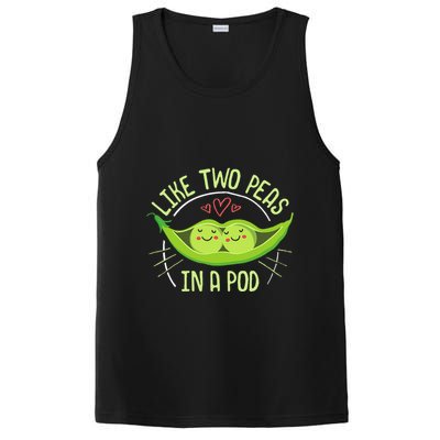 Cute Pea Pod Like Two Peas In A Pod Idiom PosiCharge Competitor Tank
