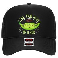 Cute Pea Pod Like Two Peas In A Pod Idiom Trucker Hat
