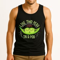 Cute Pea Pod Like Two Peas In A Pod Idiom Tank Top
