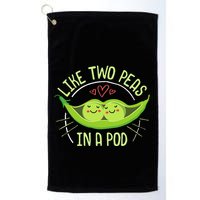 Cute Pea Pod Like Two Peas In A Pod Idiom Golf Towel