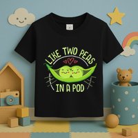 Cute Pea Pod Like Two Peas In A Pod Idiom Toddler T-Shirt