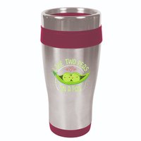 Cute Pea Pod Like Two Peas In A Pod Idiom 16oz Travel Tumbler