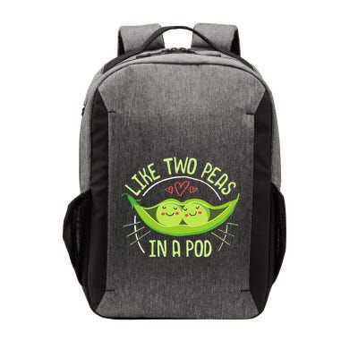 Cute Pea Pod Like Two Peas In A Pod Idiom Vector Backpack