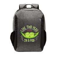 Cute Pea Pod Like Two Peas In A Pod Idiom Vector Backpack