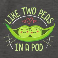 Cute Pea Pod Like Two Peas In A Pod Idiom Vector Backpack