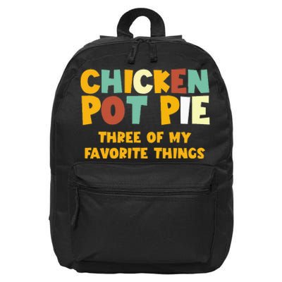 Chicken Pot Pie Three Of My Favorite Things 16 in Basic Backpack