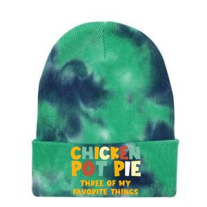 Chicken Pot Pie Three Of My Favorite Things Tie Dye 12in Knit Beanie