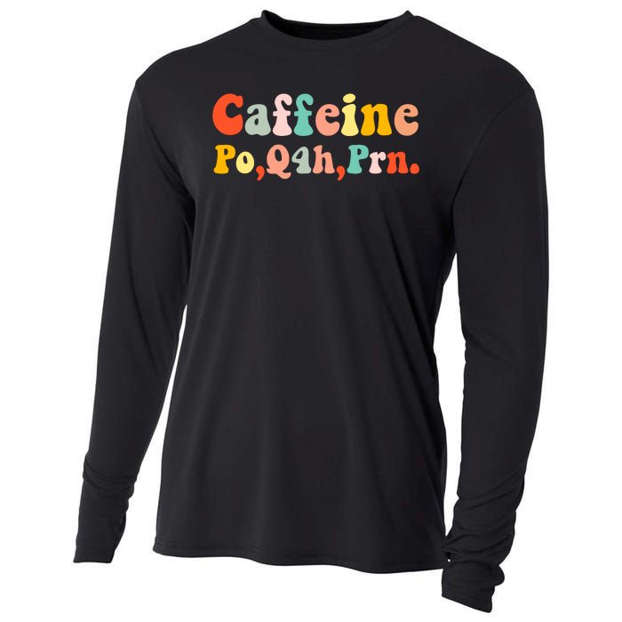 Caffeine Po Q4h Prn Cooling Performance Long Sleeve Crew