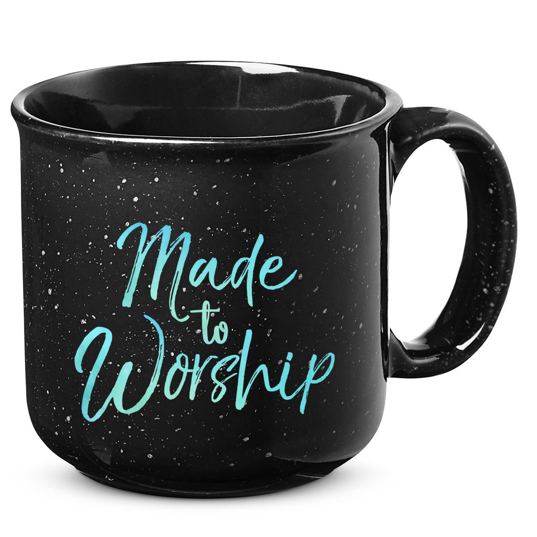 Christian Praise Quote For Worship Leaders Made To Worship Cool Gift 15oz Campfire Ceramic Mug
