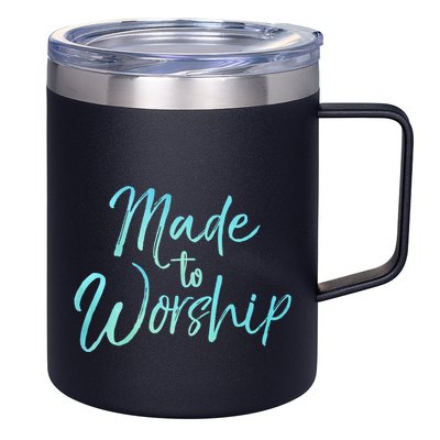 Christian Praise Quote For Worship Leaders Made To Worship Cool Gift 12oz Stainless Steel Coffee Mug