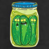 Cool Pickle Rick Jar Rick & Morty Funny Gift Adult Drive Performance Visor