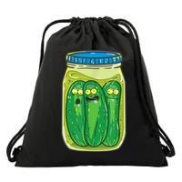 Cool Pickle Rick Jar Rick & Morty Funny Gift Drawstring Bag
