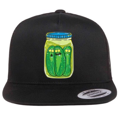 Cool Pickle Rick Jar Rick & Morty Funny Gift Flatbill Hat
