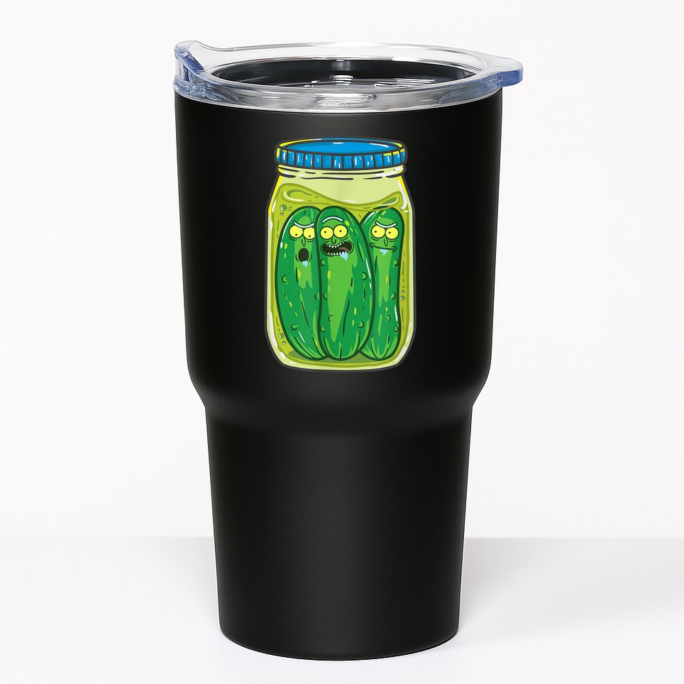 Cool Pickle Rick Jar Rick & Morty Funny Gift Tumbler