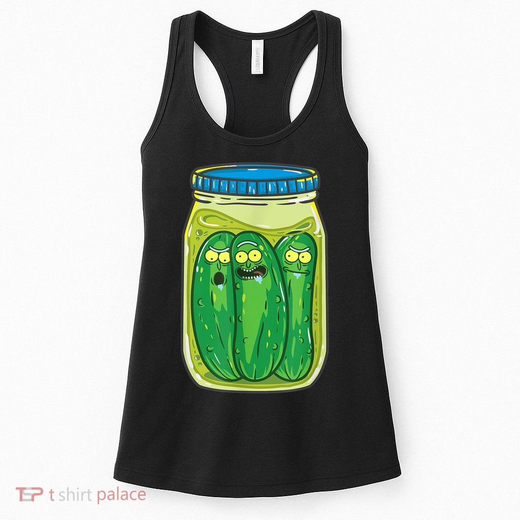 Cool Pickle Rick Jar Rick & Morty Funny Gift Womens Tank Top
