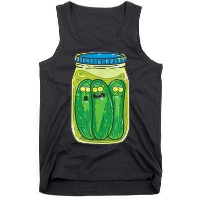 Cool Pickle Rick Jar Rick & Morty Funny Gift Tank Top