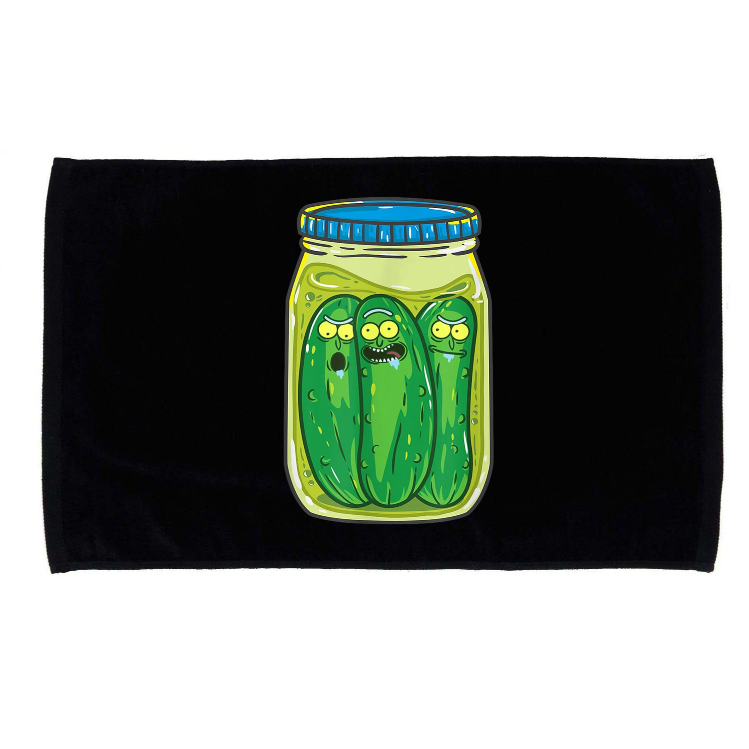 Cool Pickle Rick Jar Rick & Morty Funny Gift Microfiber Hand Towel